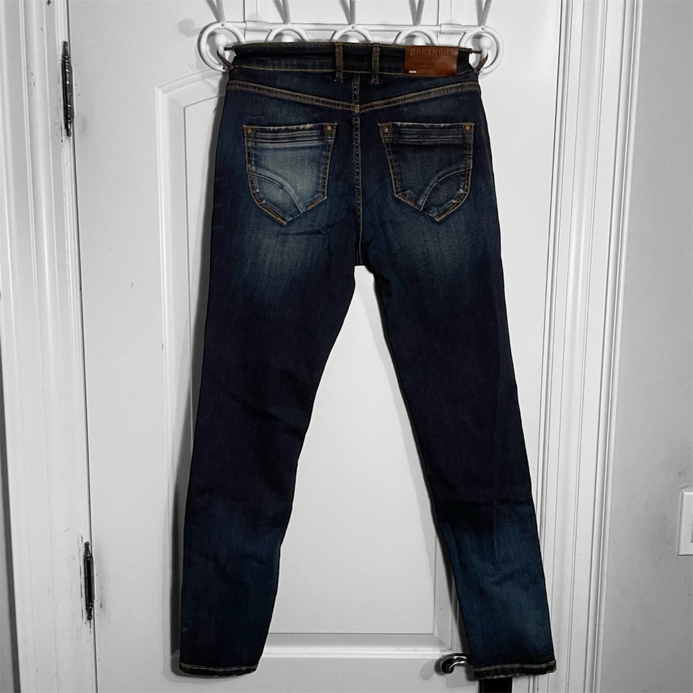 Women's Blue Ripped Jeans Slim Fit Size W28 L30 - Picture 5 of 5